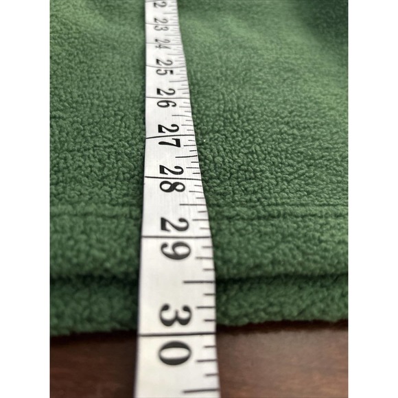 Vintage New York Jets Fleece Pullover Size L The Edge India Y2K NFL V Neck Green - Picture 6 of 7